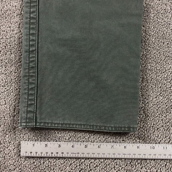 Browning Double Knee Front Pants Men's 38 x 32 Green Briar Field Hunting Canvas - Picture 11 of 14